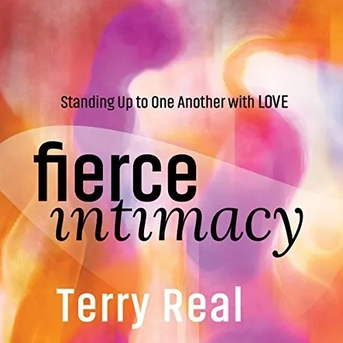 A book cover with the title of " fierce intimacy."